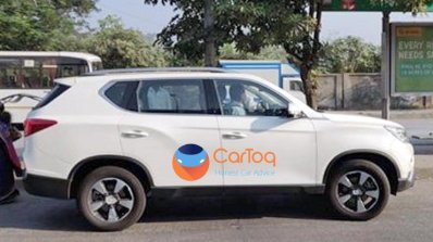 Mahindra Alturas G4 New Pearl White Colour Spy Ima