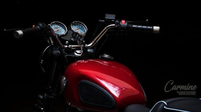 Royal Enfield Electra Carmine By Eimor Customs Lef