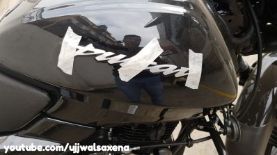 Bajaj Pulsar 150 Classic Black And Silver Logo On