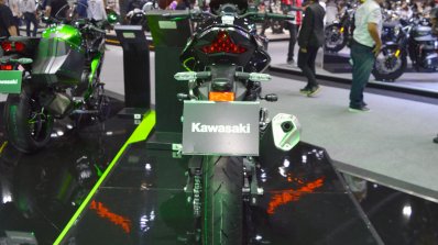 Kawasaki Z400 Red Rear Profile At Thai Motor Show