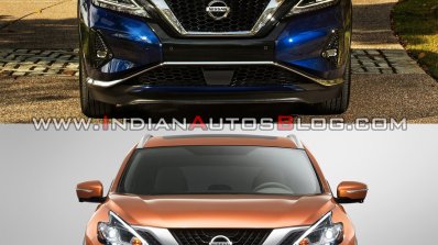 2019 Nissan Murano Vs 2014 Nissan Murano Front