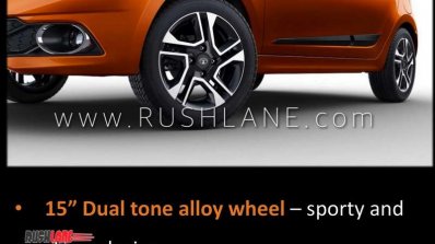 Tata Tiago Xz Brochure Scans 15 Inch Alloy Wheels