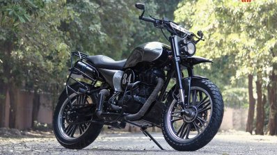 Modified Royal Enfield Classic 500 Strom Shadow By