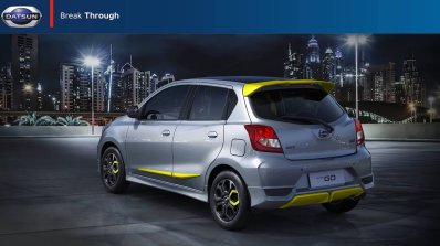 Datsun Go Live Rear Three Quarters