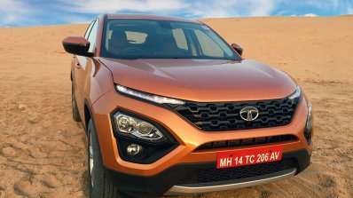 Tata Harrier Test Drive Review Front Three Quaters