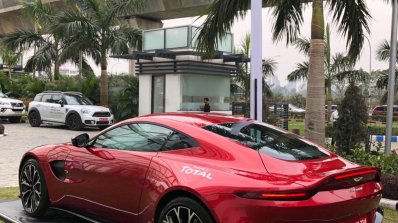 Aston Martin Vantage Showcased Mumbai India Image