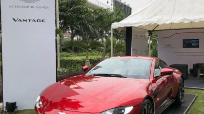 Aston Martin Vantage Showcased Mumbai India Image