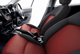 Mitsubishi Mirage Black Edition Front Seats