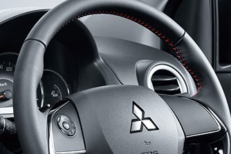 Mitsubishi Mirage Black Edition Steering Wheel