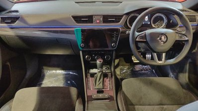 Skoda Superb Sportline Dashboard At Aps 2018