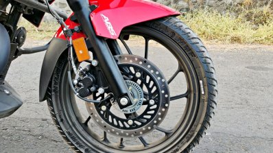 Hero Xtreme 200r Road Test Review Front Wheel