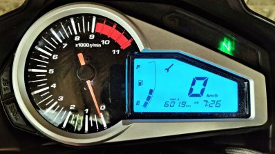 Hero Xtreme 200r Road Test Review Instrument Conso