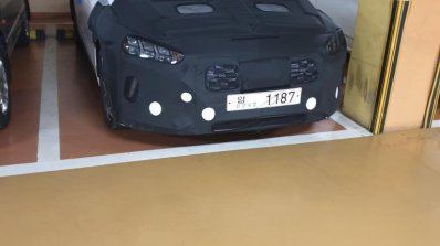 2019 Hyundai Ioniq Facelift Front Spy Shot