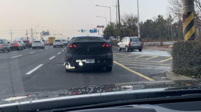 2019 Hyundai Ioniq Facelift Rear Spy Shot