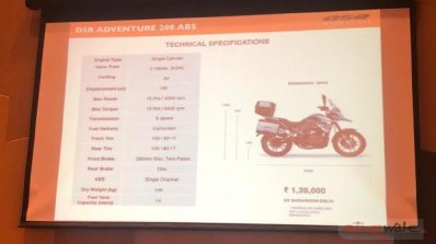 Um Dsr Adventure 200 Abs Technical Specifications