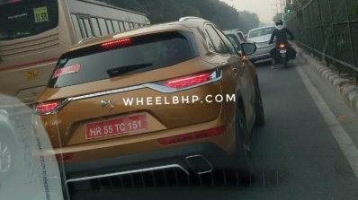 Ds 7 Crossback Spy Images India Rear 1