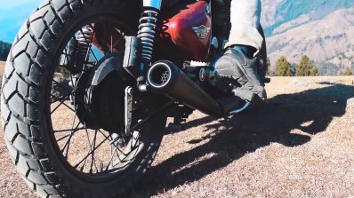 Royal Enfield Bullet 350 Modified Rear Tyre