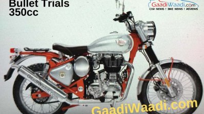 Royal Enfield Bullet Trials 350 Leaked Side Profil