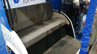 Mahindra Treo Rear Seats At Ev Expo 2018