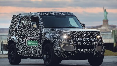 2020 Land Rover Defender Prototype Front Three Qua