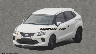 2019 Maruti Baleno Front Three Quarters Spy Shot