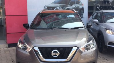 Indian Spec Nissan Kicks Front At Dealership
