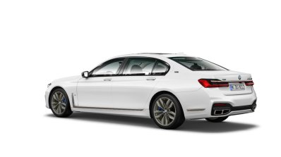 2019 Bmw 7 Series M760li Facelift Rear Three Quart