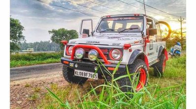 Modified Maruti Gypsy Kerala Three Quarters