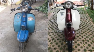 Rajdoot Runabout Before And After Restoration
