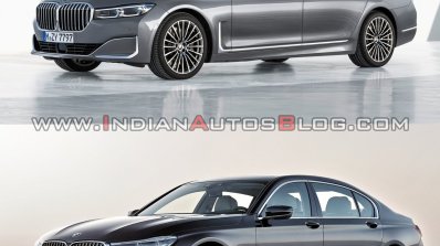 2019 Bmw 7 Series Vs 2016 Bmw 7 Series Front Three
