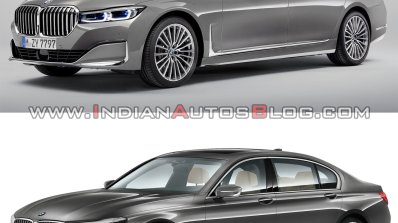 2019 Bmw 7 Series Vs 2016 Bmw 7 Series Front Three