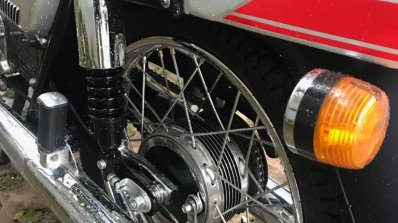 1987 Yezdi 350 Twin By R Deena Exhaust Left Side