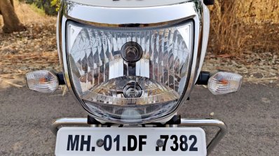 Tvs Radeon Road Test Review Detail Shots Headlight