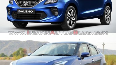 2019 Maruti Baleno Vs 2016 Maruti Baleno Front Thr