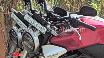 Honda Cb300r Spotted In India Headlight