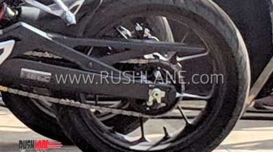 Honda Cb300r Spotted In India Rear Wheel