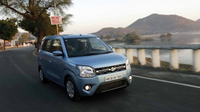 2019 Maruti Wagon R Review Images Action Front Thr