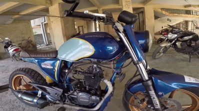 Kawasaki Bajaj Caliber 115 Scrambler Side Profile