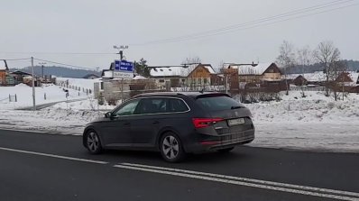 2019 Skoda Superb Estate Facelift Rear Three Quart