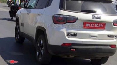Jeep Compass Trailhawk Rear Three Quarters Spy Sho
