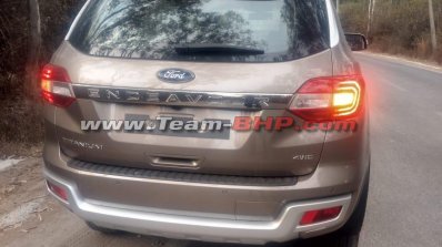 2019 Ford Endeavour Facelift Rear