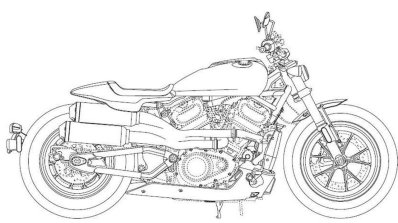 Harley Davidson Custom 1250 Patent Images Right Si