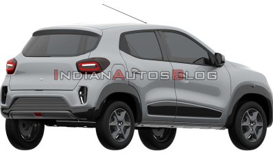 Renault Kwid Ev Rear Three Quarters Right Side