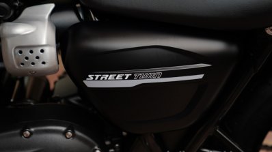 2019 Triumph Street Twin India Launch Side Panel