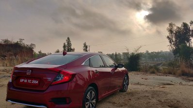 New Honda Civic Review Image Rear Angle