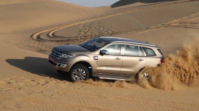 2019 Ford Endeavour Review Images Desert Dune Bash