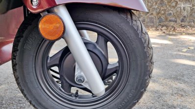 Hero Destini 125 Road Test Review Detail Shots Fro