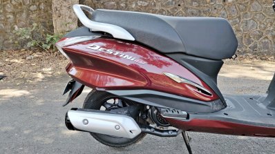 Hero Destini 125 Road Test Review Detail Shots Rea