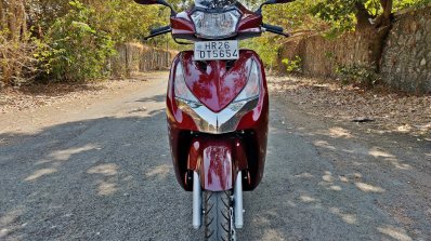 Hero Destini 125 Road Test Review Still Shots Fron