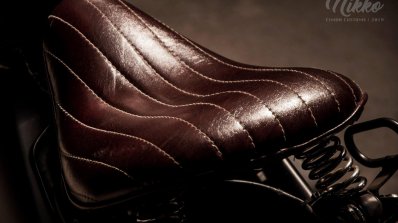 Royal Enfield Thunderbird 500 Bobber Modified Leat